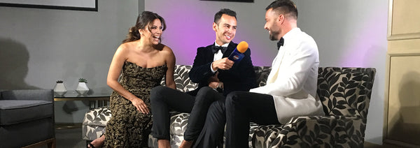 Entrevista Chano Jurado con  Eva Longoria Y Ricky Martin